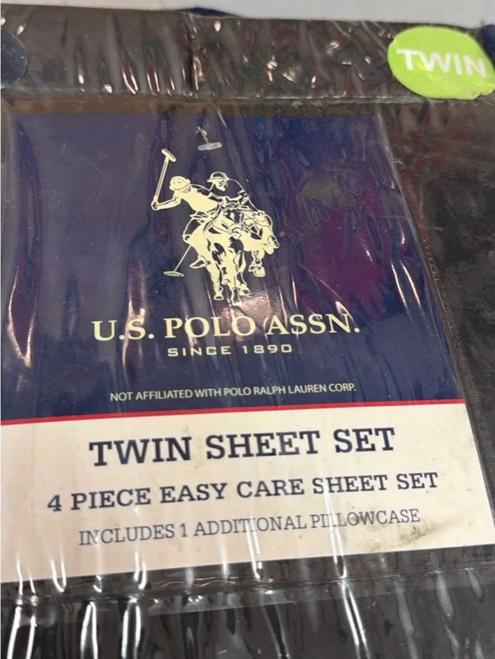 NEW U.S. Polo Assn. Twin Sheet Set – 4 Piece